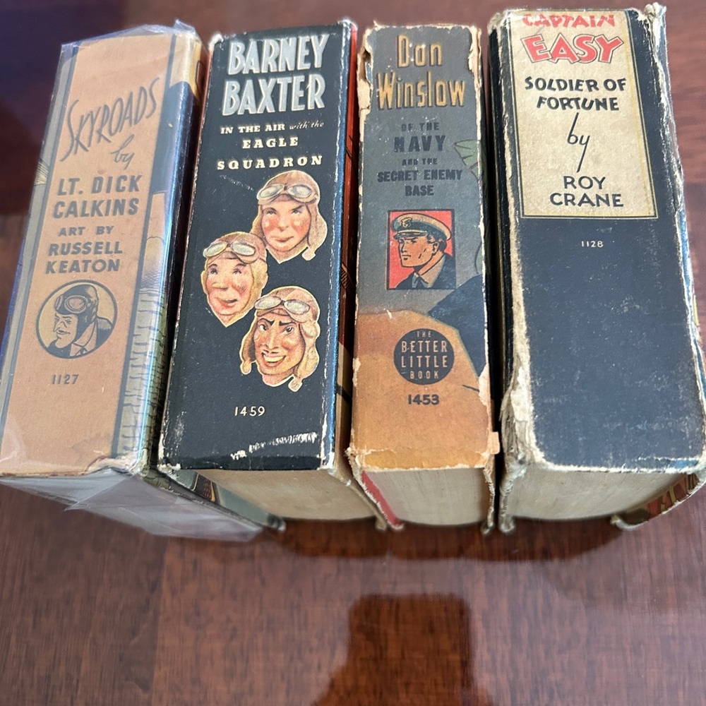 Vintage Big Little Book Collection of four Aviation and action - Picture 2 of 12